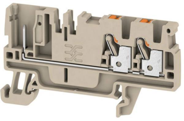 Weidmüller 1514000000 Bloc de jonction de passage  Push-In, enfichable  beige foncé 1 pc(s)