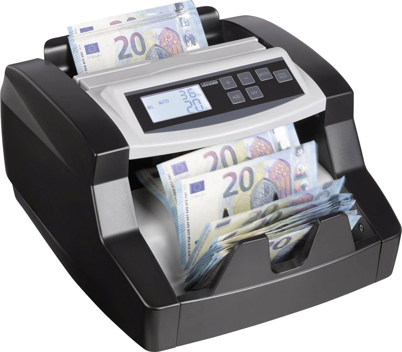 Compteuse De Billets, Détecteur De Faux Billets Ratiotec Rapidcount B ...