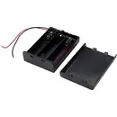 TRU COMPONENTS SBH-331AS Support de pile 3x LR6 (AA) raccordement par fils