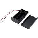 TRU COMPONENTS SBH-321-3A Support de pile 2x LR6 (AA) raccordement par fils