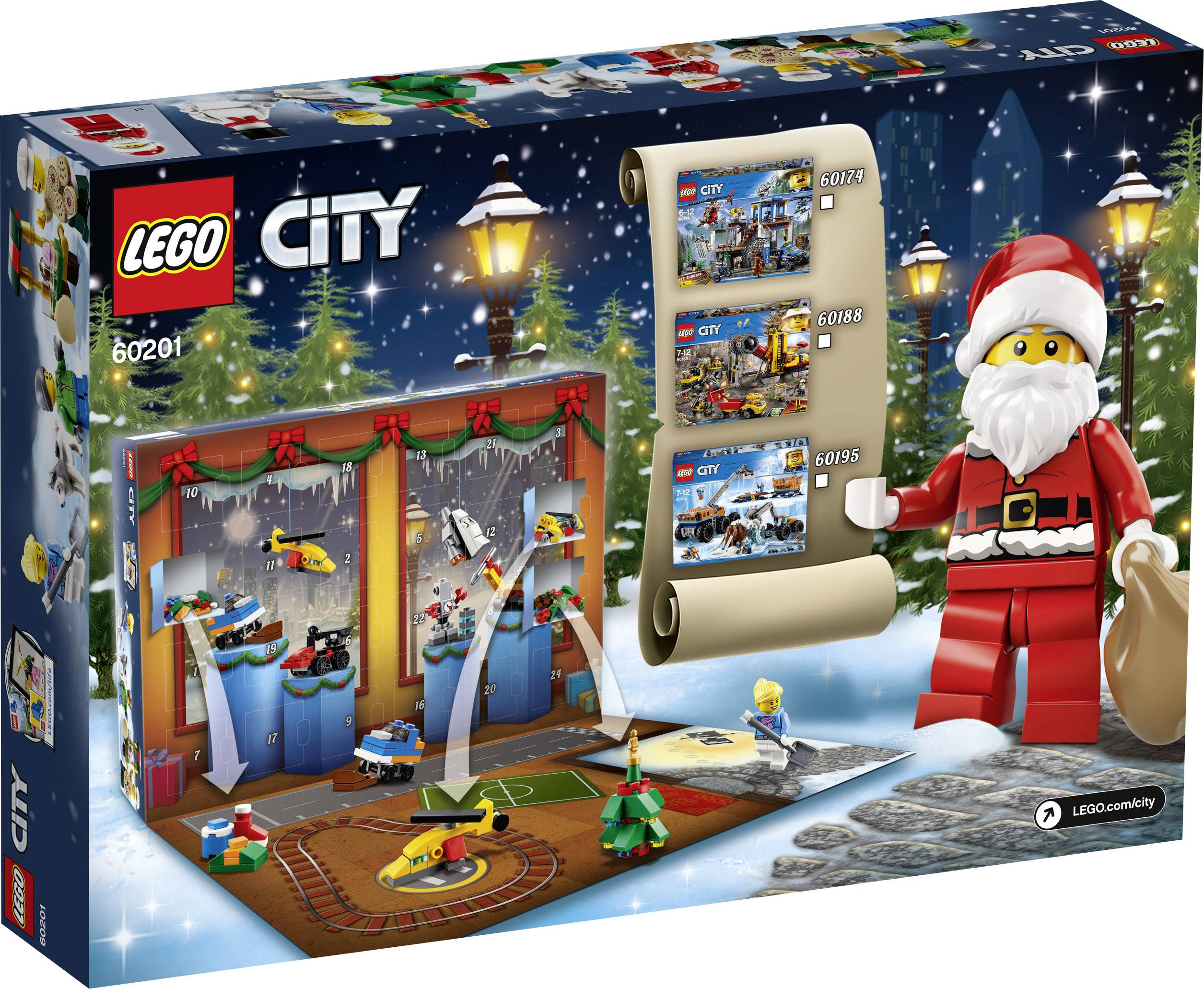 Le calendrier de l’Avent LEGO® City Conrad.fr