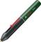 Un stylo de colle Bosch Gluey vert, à la forme ergonomique avec une poignée antidérapante, adapté pour des travaux artisanaux précis.