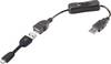 Renkforce Câble USB USB 2.0 USB-A mâle, USB-Micro-B mâle 0.25 m noir avec interrupteur On/Off, contacts dorés RF-3346626