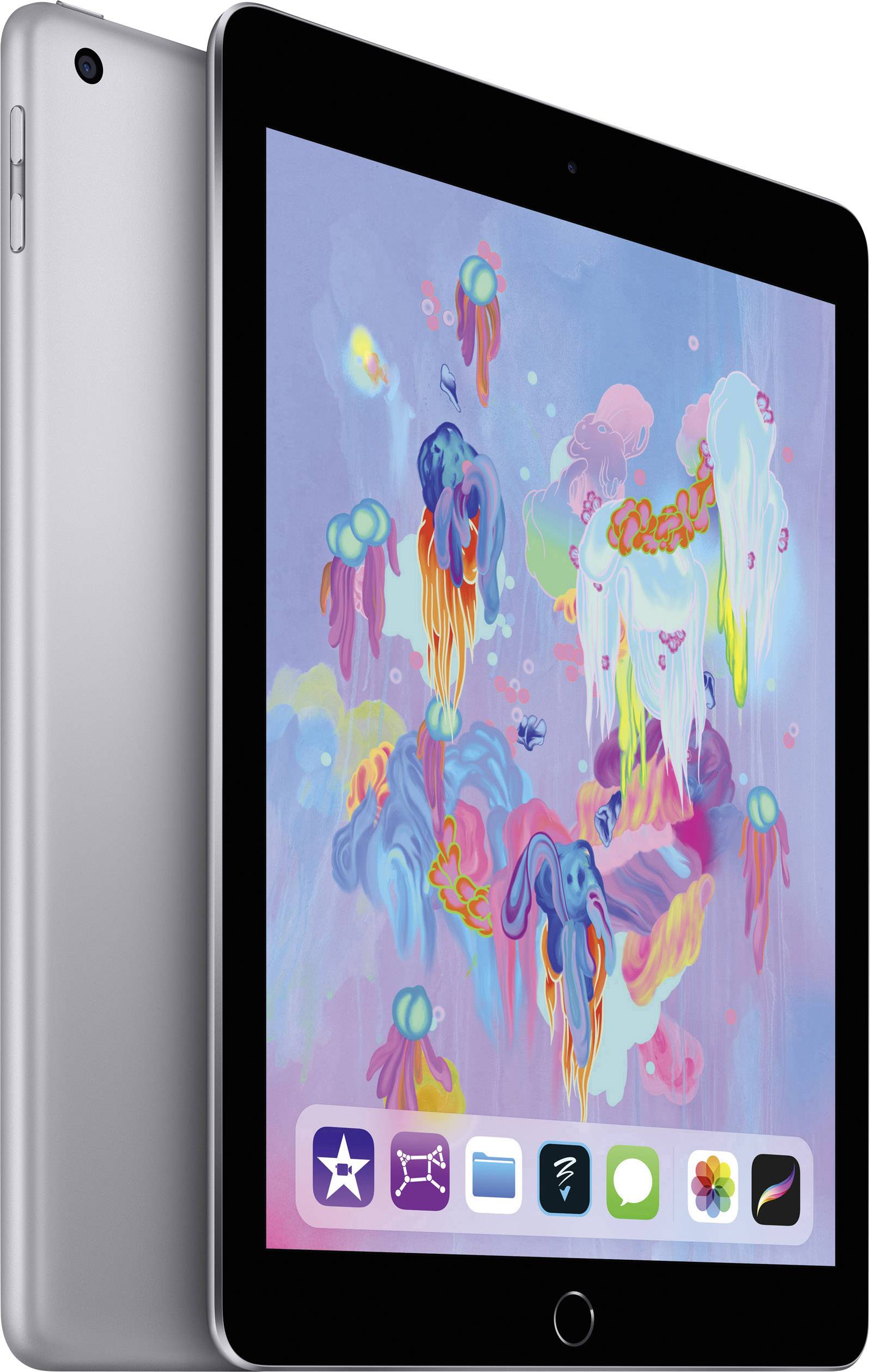 Apple iPad 9.7 (2018) LTE/4G, WiFi 32 GB gris sidéral iPad 24.6 cm (9.7 pouces) iOS 11 2048 x 1536 Pixel | Conrad.fr