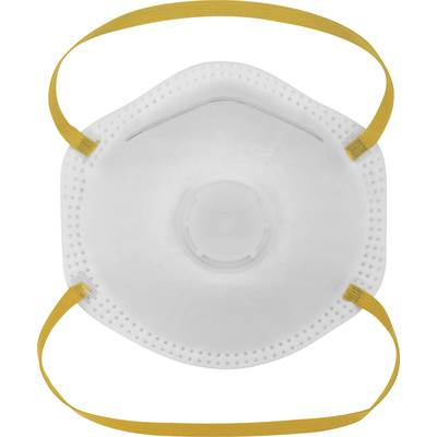 GIME  2575495 Masque anti poussières fines avec soupape FFP2 10 pc(s) DIN EN 149:2001 + A1:2009