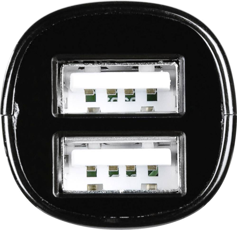 Hama Duo 4.8 Chargeur USB 24 W USB noir pour voiture, pour camion-4