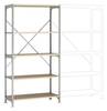 Etagère MEGAFLEX avec 5 tablettes Manuflex RM2104