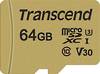 Transcend Premium 500S Carte microSDXC 64 GB Class 10, UHS-I, UHS-Class 3, v30 Video Speed Class avec adaptateur SD