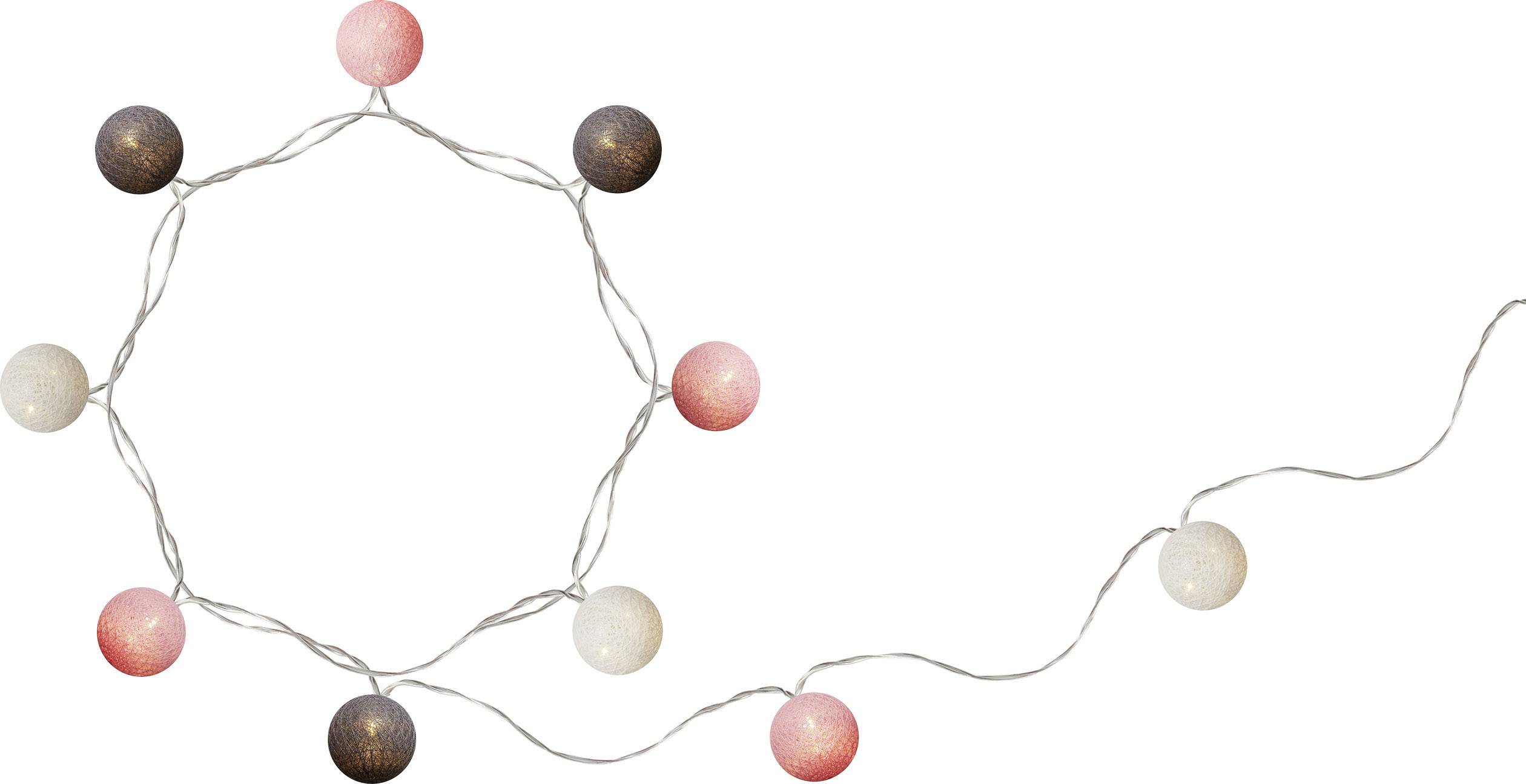 Polarlite PL-8393880 Guirlande lumineuse à motifs boule pour l'intérieur à pile(s) Nombre de lumière 20 LED blanc chaud -2