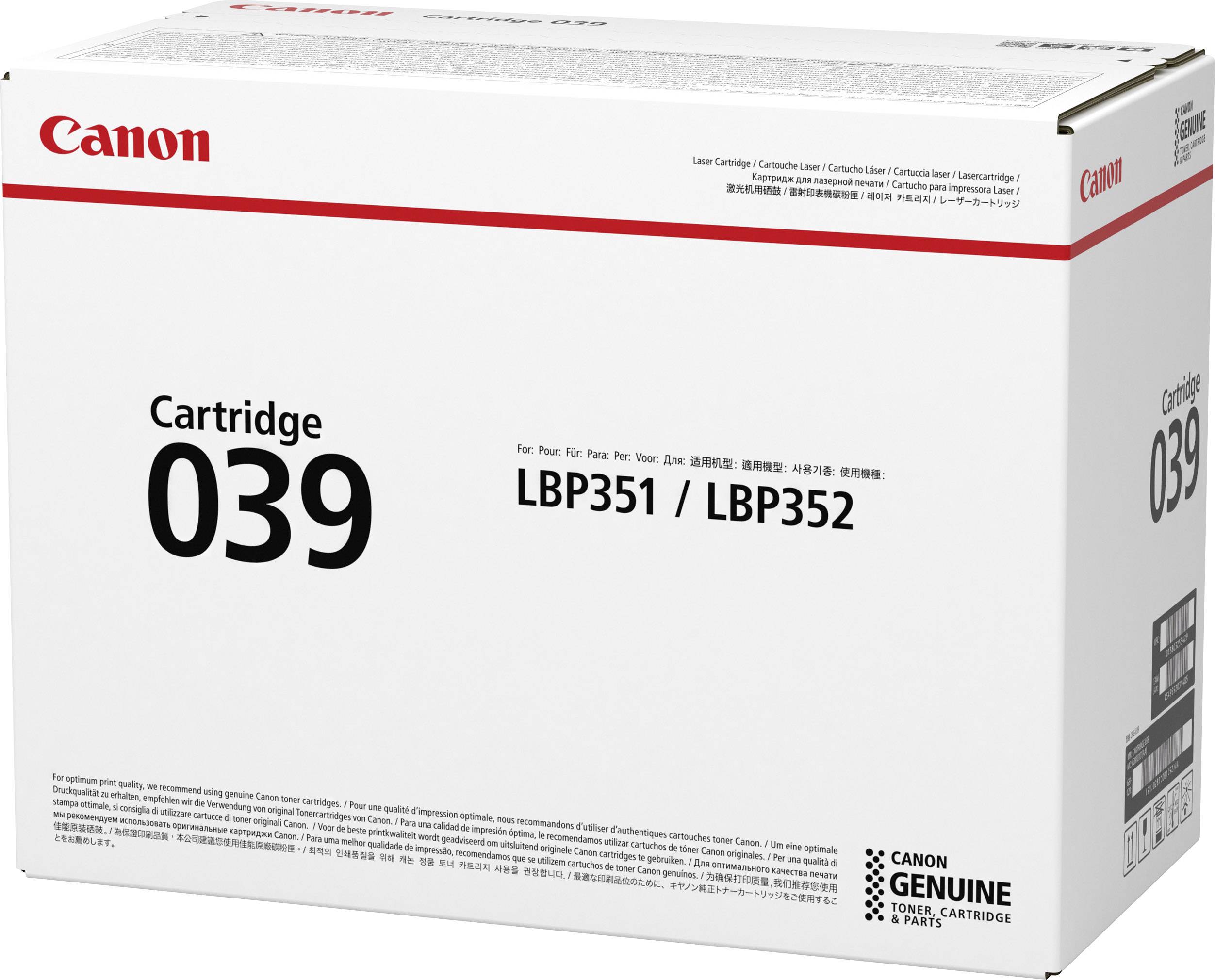 Toner/039 LBP Cartridge BK-1