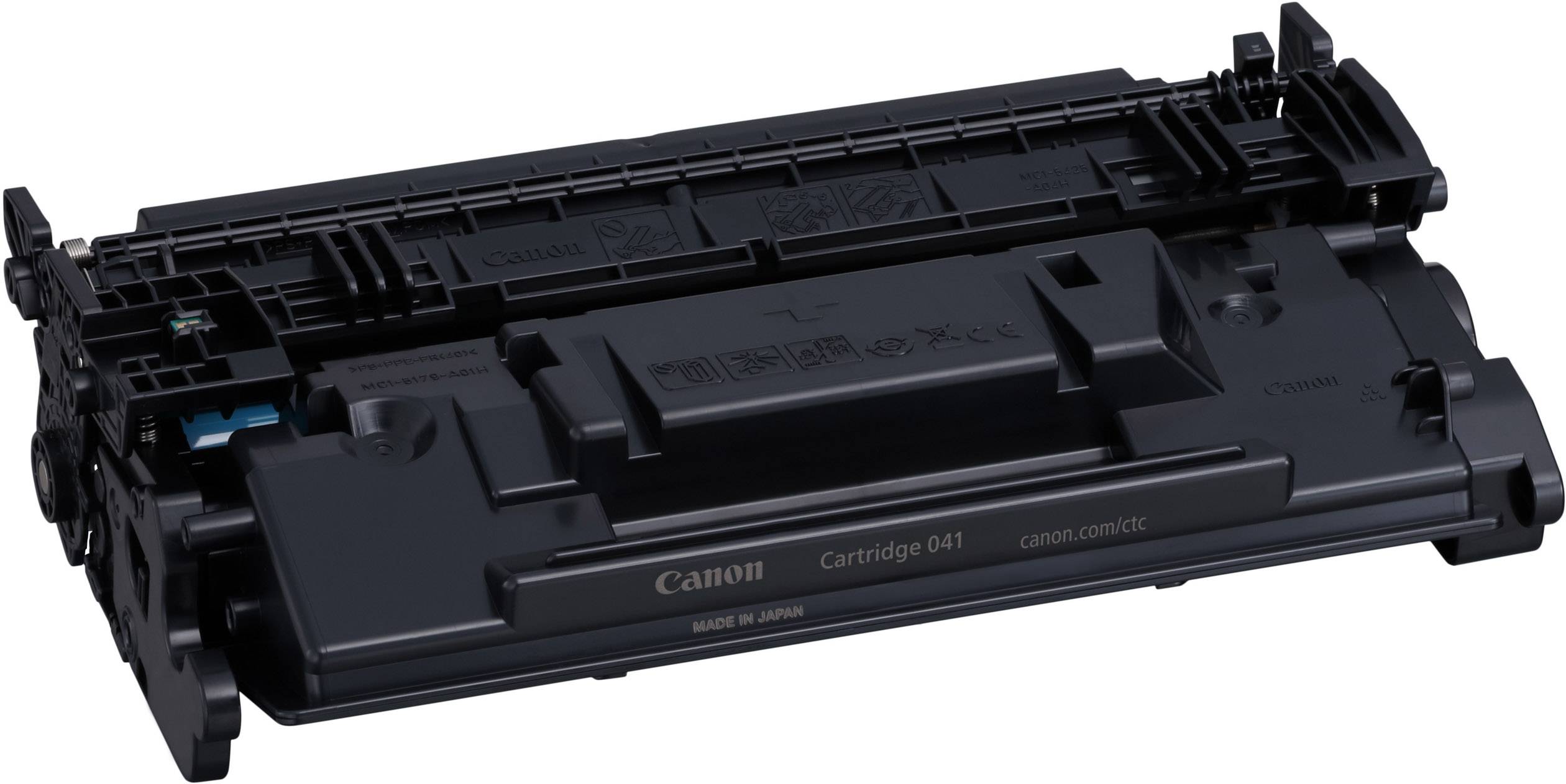 Un cartouche de toner noir portant l'inscription « Canon Cartridge 041 ».