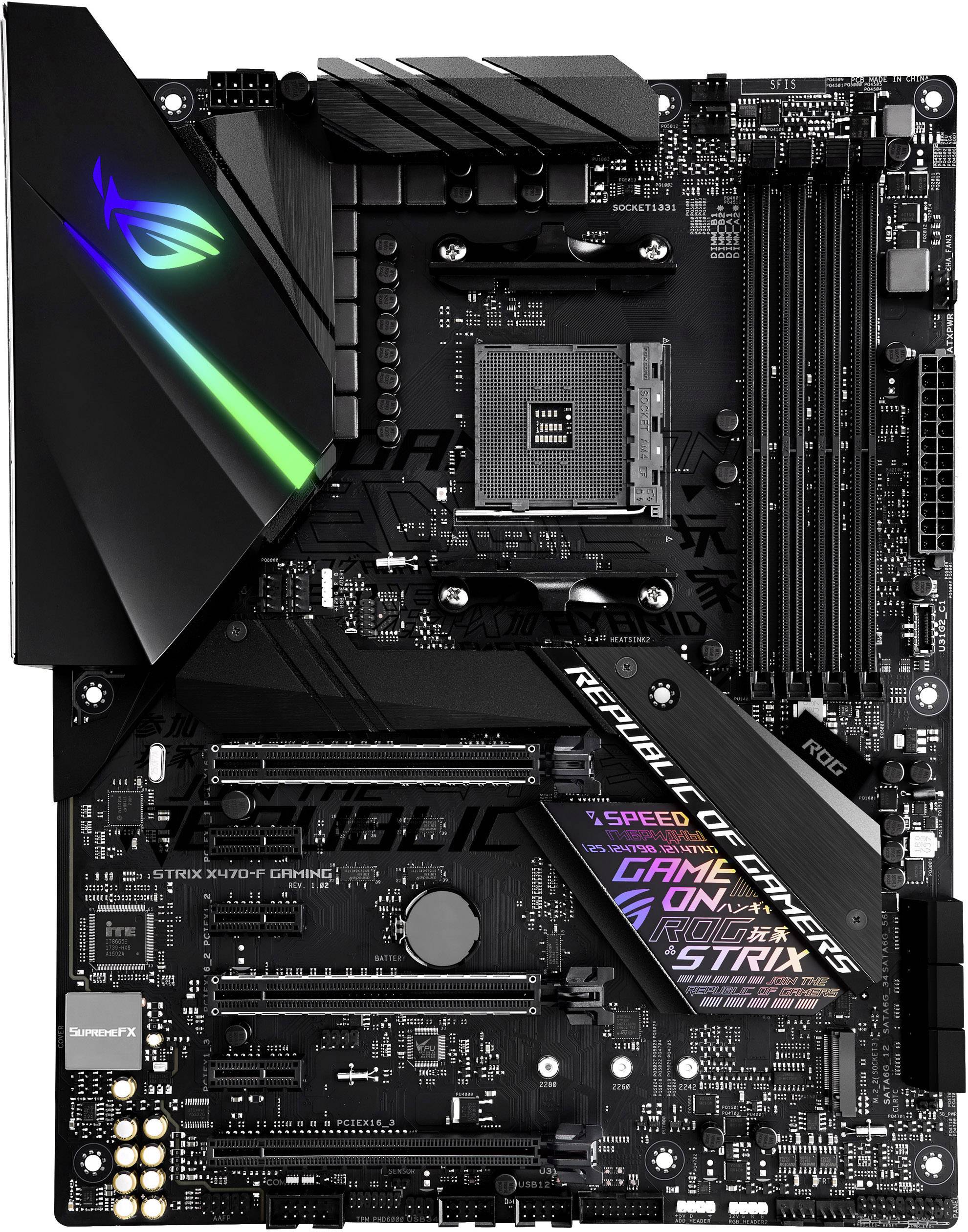 Carte mère Asus ROG STRIX X470F Gaming 90MB0XH0M0EAY0 Socket (PC) AMD