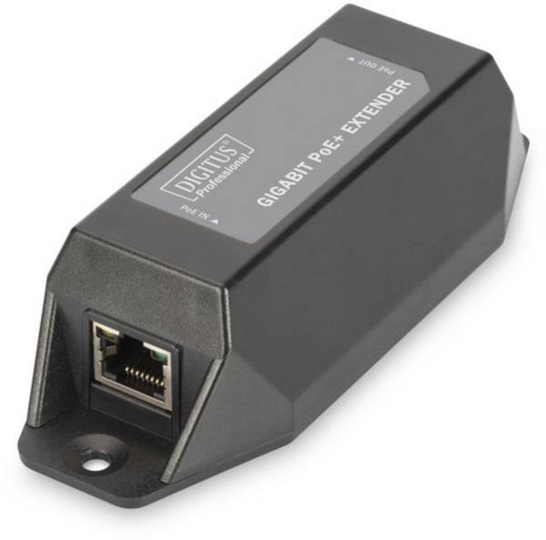 Digitus DN-95123 Répéteur PoE 1 GBit/s IEEE 802.3af (12.95 W), IEEE 802.3at (25.5 W)