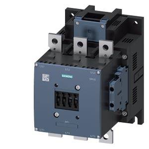Un contacteur Siemens 3RT noir et bleu, un appareil électromagnétique utilisé dans les commandes électriques.