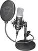 Sur pied Micro de studio Trust Emita Type de transmission (détails):filaire pied