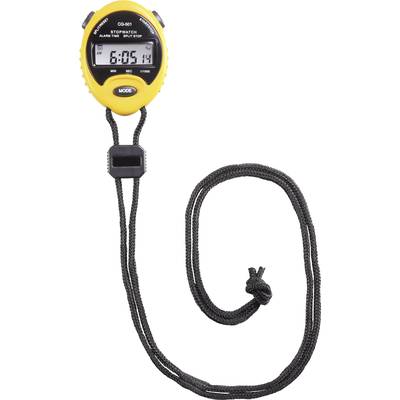 Basetech BT-SWR Chronomètre numérique jaune, noir
