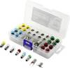 Barthelme 00430329 Ampoule témoin 6 V 0.3 W Culot E10 jaune, rouge, bleu, vert 1 set