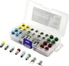 Barthelme 00430330 Ampoule témoin 3.5 V 0.7 W Culot E10 jaune, rouge, bleu, vert 1 set