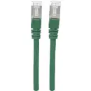 Intellinet 350648 RJ45 Câble réseau, câble patch CAT 6a S/FTP 5.00 m vert feuille de blindage, blindage par tresse, sans
