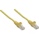 Intellinet 739870 RJ45 Câble réseau, câble patch CAT 6 S/FTP 1.50 m jaune feuille de blindage, blindage par tresse, sans