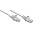 Intellinet 737289 RJ45 Câble réseau, câble patch CAT 6 S/FTP 50.00 m gris feuille de blindage, blindage par tresse, sans