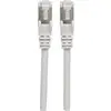 Intellinet 317245 RJ45 Câble réseau, câble patch CAT 6a S/FTP 5.00 m gris feuille de blindage, blindage par tresse, sans halogène 1 pc(s)