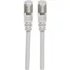 Intellinet 317191 RJ45 Câble réseau, câble patch CAT 6a S/FTP 3.00 m gris feuille de blindage, blindage par tresse, sans halogène 1 pc(s)