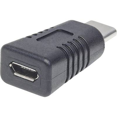 Manhattan USB 2.0 Adaptateur [1x USB 3.1 mâle type C - 1x USB 2.0 femelle Micro-B] 354660 