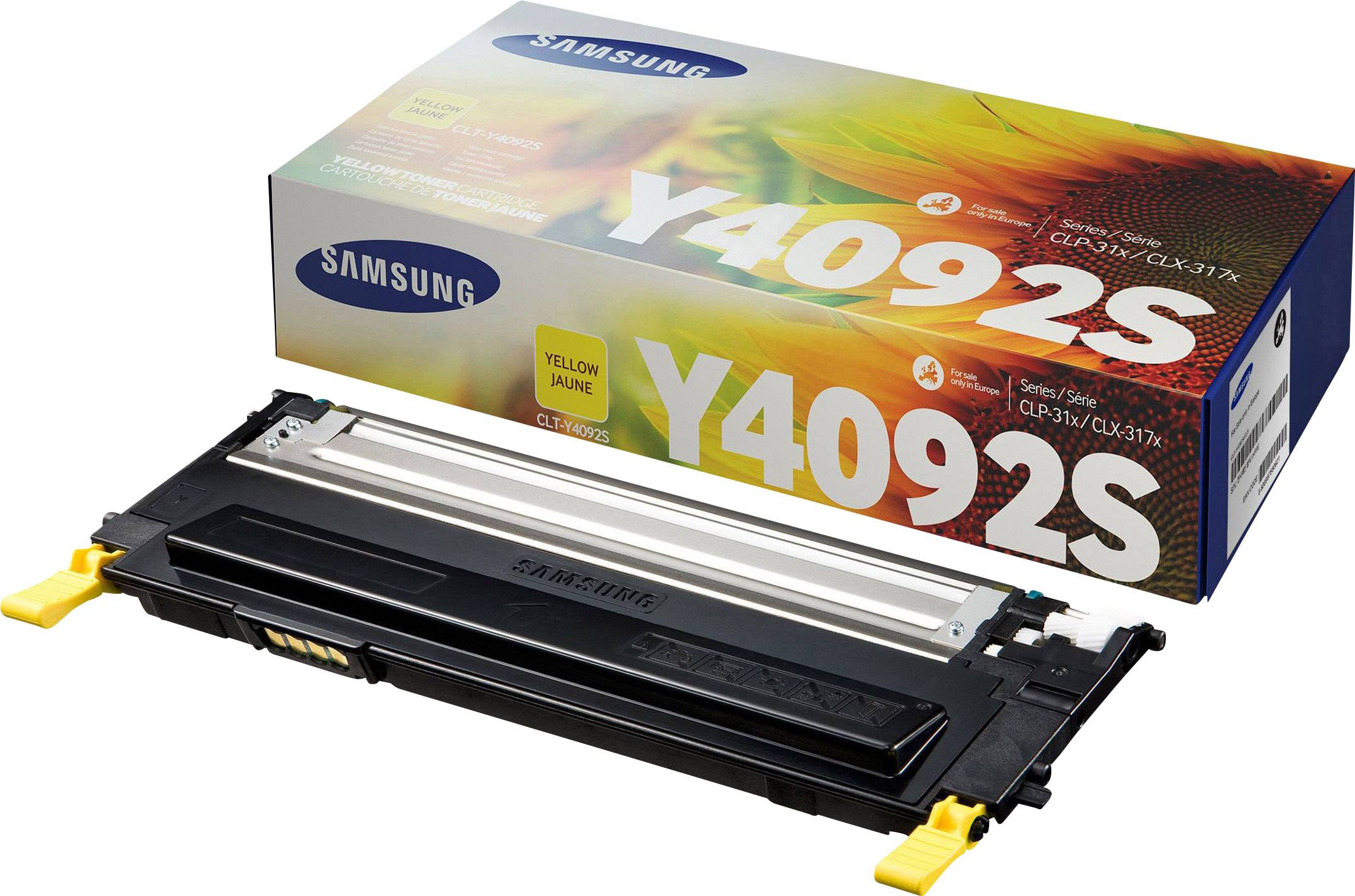 Samsung Cartouche de toner jaune CLT-Y4092S, 1000 pages, Jaune, 1 pièce(s)-0