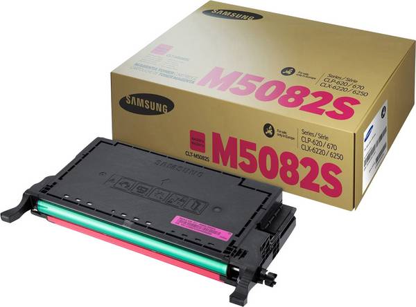 Samsung Cartouche de toner magenta CLT-M5082S, 2000 pages, Magenta, 1 pièce(s)