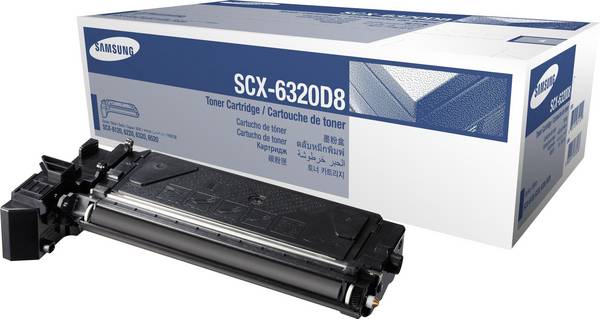 Samsung Cartouche de toner noir SCX-6320D8, 8000 pages, Noir, 1 pièce(s)