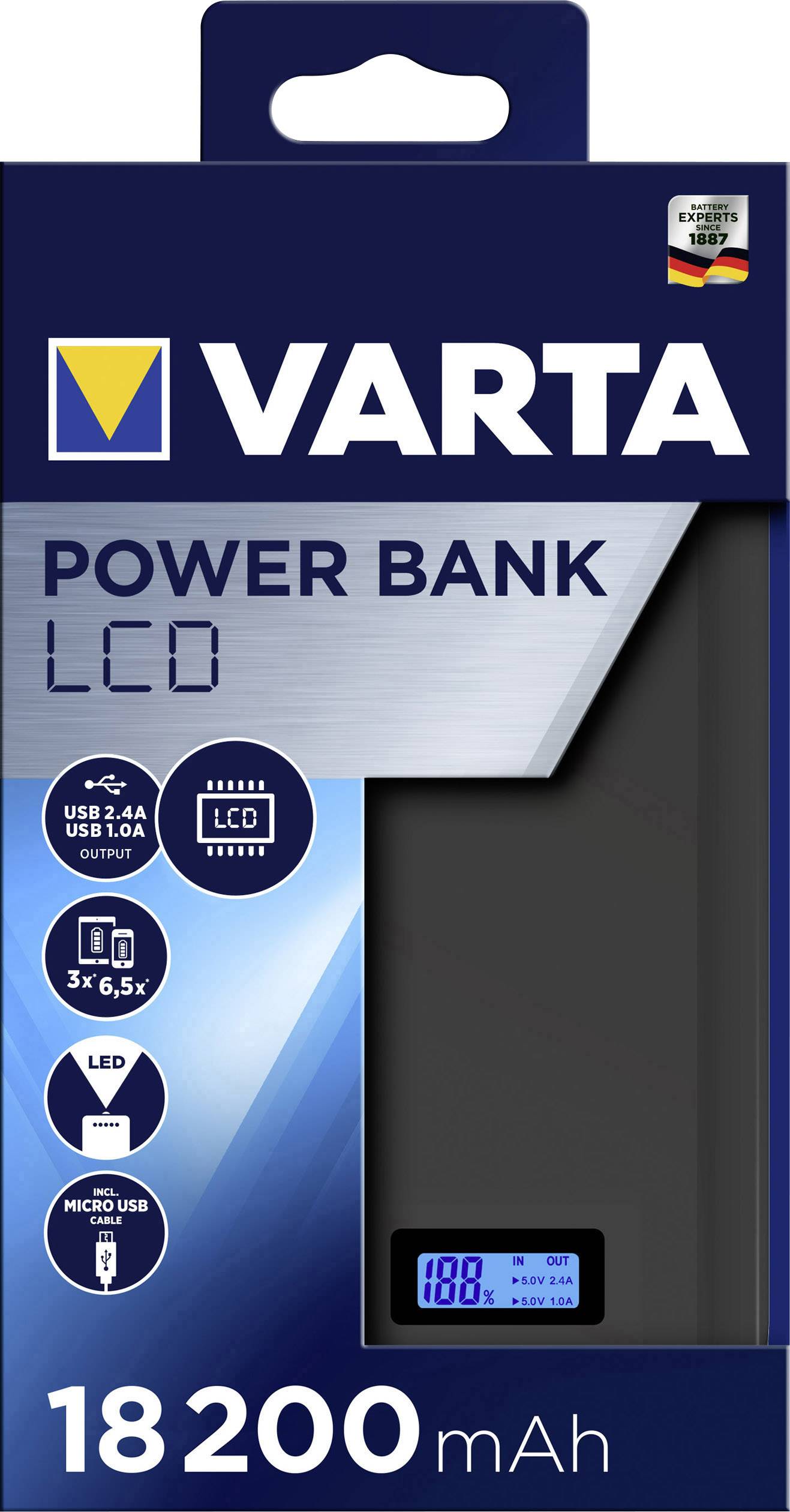 Powerbank LCD Varta-3