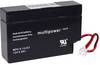 Batterie au plomb 12 V 0.8 Ah multipower PB-12-0,8-JST plomb (AGM) (l x H x P) 96 x 62 x 25 mm raccordement par pôles de contact sans entretien, auto-décharge réduite