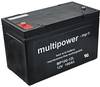 Batterie au plomb 12 V 100 Ah multipower PB-12-100 plomb (AGM) (l x H x P) 338 x 217 x 170 mm raccord à vis M6 sans entretien, auto-décharge réduite