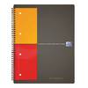 Oxford Cahier spiralé 100104329 gris, orange, rouge DIN A4+ quadrillé Nombre de pages: 80