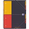 Oxford Cahier spiralé 100102777 gris, orange, rouge DIN A4+ quadrillé Nombre de pages: 80