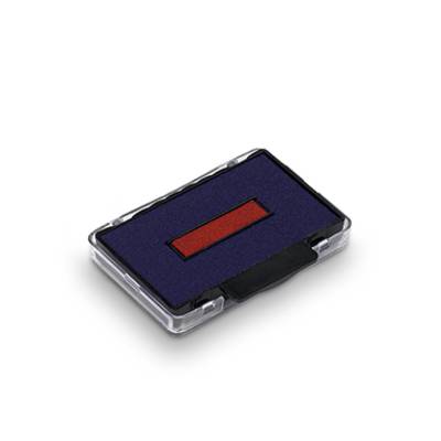 Trodat Cassette d'encrage de remplacement pour tampon 6/4750/2 78253 41 x 24 mm (l x H) rouge-bleu 2 pc(s)