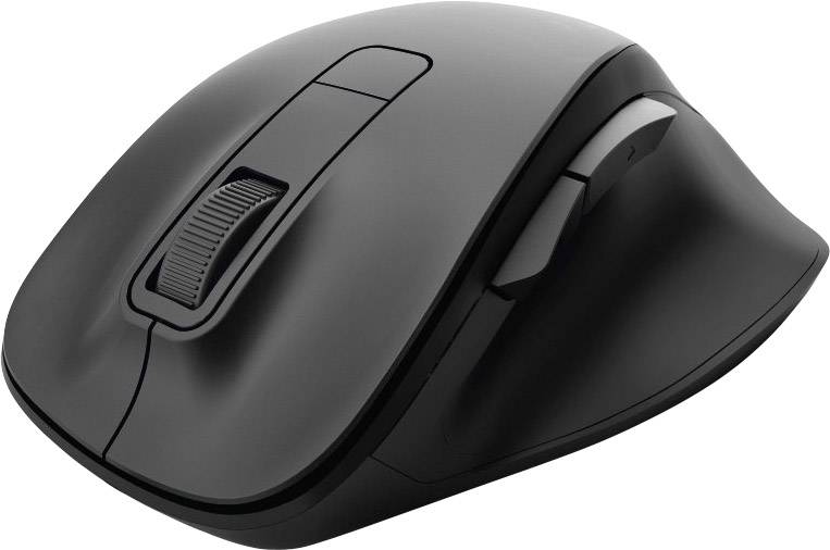 Hama MW-500 Souris ergonomique radio optique noir 6 Boutons 1600 dpi ergonomique-1