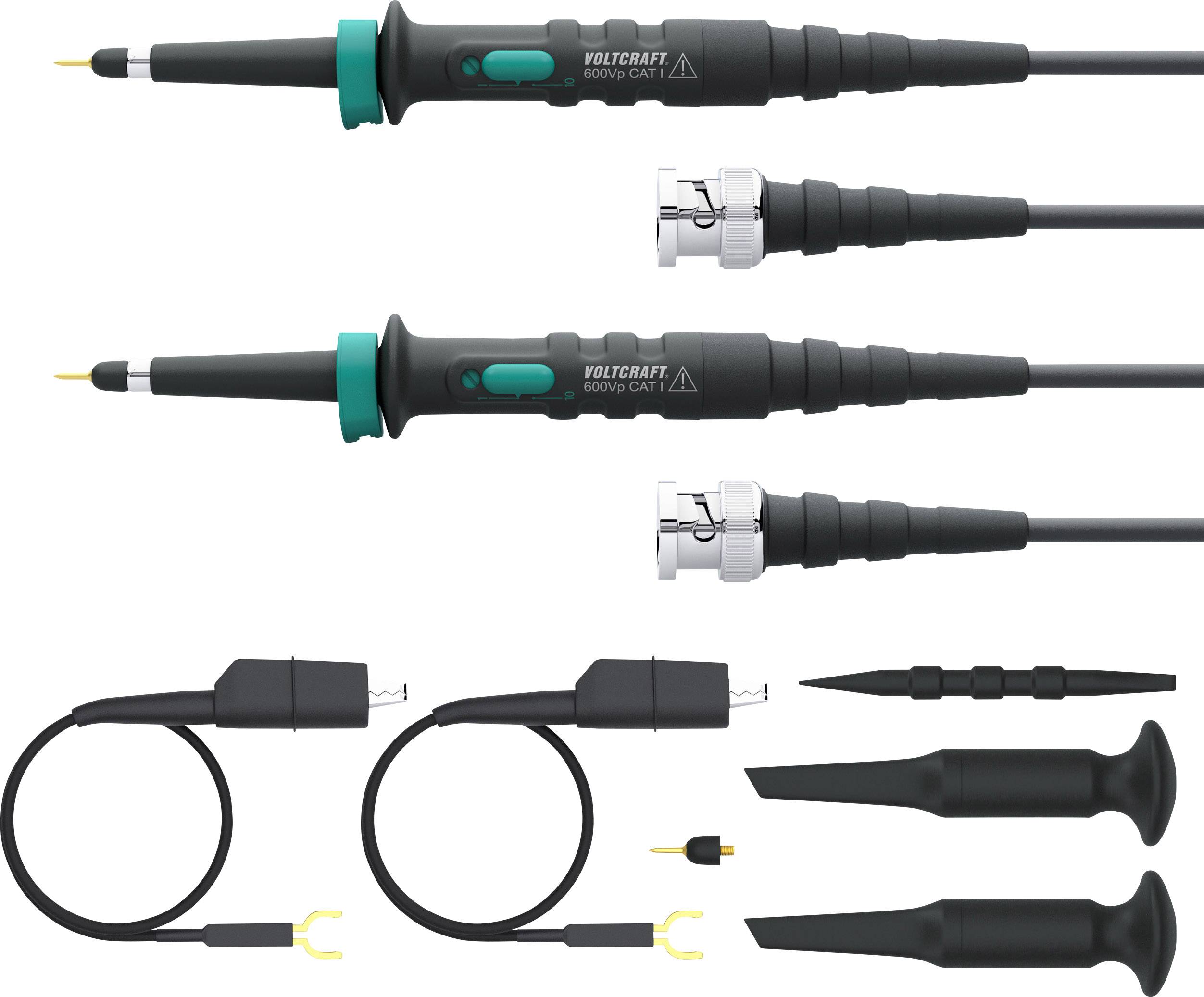 VOLTCRAFT PP-302 Pointe de touche 15 MHz, 150 MHz 1:1, 10:1 400 V, 600 V
