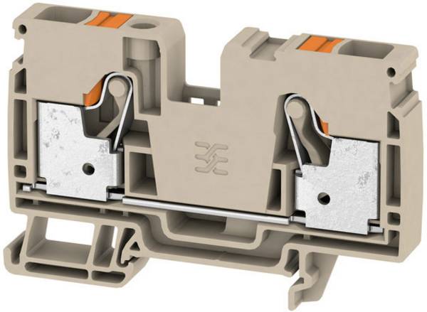 Weidmüller 2490360000 Borne de passage 10 mm ressort de traction  beige 25 pc(s)