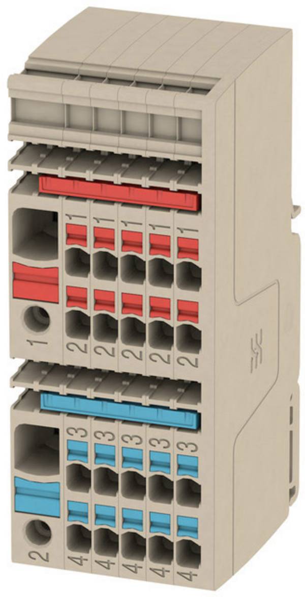Weidmüller 2506350000 Borne de distribution  ressort de traction  beige 1 pc(s)