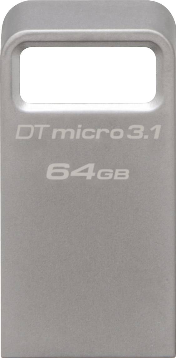 Kingston DataTraveler Micro 3.1 Clé USB 64 GB argent DTMC3/64GB USB 3.1 (Gen 1)-1