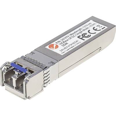 Module SFP avec connecteur SC, adapté aux connexions de fibre optique monomode à 1310 nm, utilisable dans les réseaux de télécommunication.
