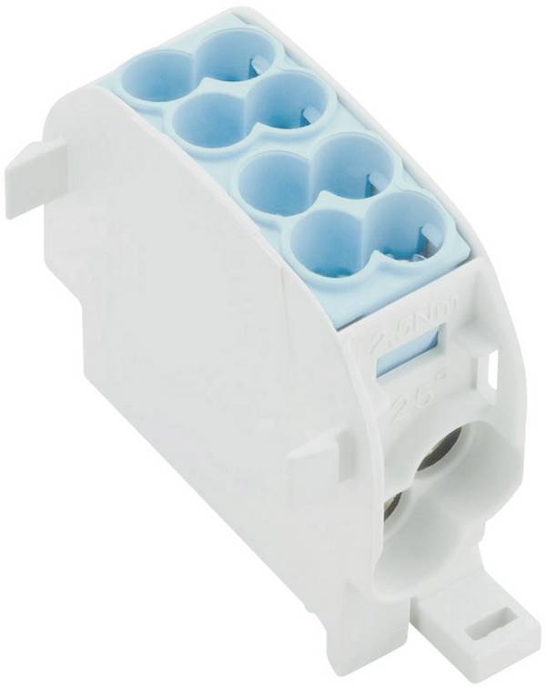 Weidmüller 1560670000 Borne de distribution  raccord à vis  bleu 5 pc(s)