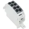Weidmüller 1561100000 Borne de distribution 17.8 mm raccord à vis noir 5 pc(s) Piece
