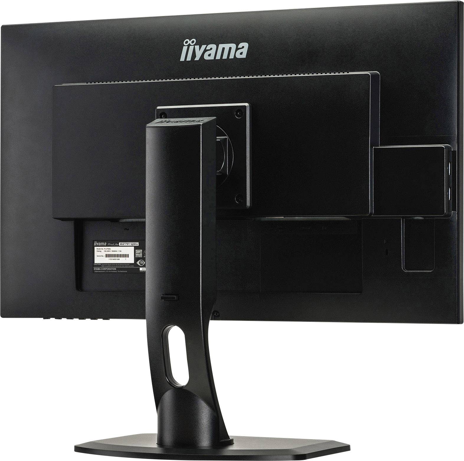 Moniteur LED Iiyama ProLite B2791QSU CEE G (A - G) 68.6 cm 27 pouces 2560 x 1440 pixels 16:9 1 ms HDMI™, DisplayPort, DV-5