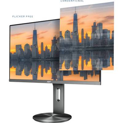 AOC I2490PXQU/BT Moniteur LED 60.5 cm (23.8 pouces) CEE E (A - G);1920 x 1080 pixelsFull HD4 msHDMI™, DisplayPort, VGA, -4