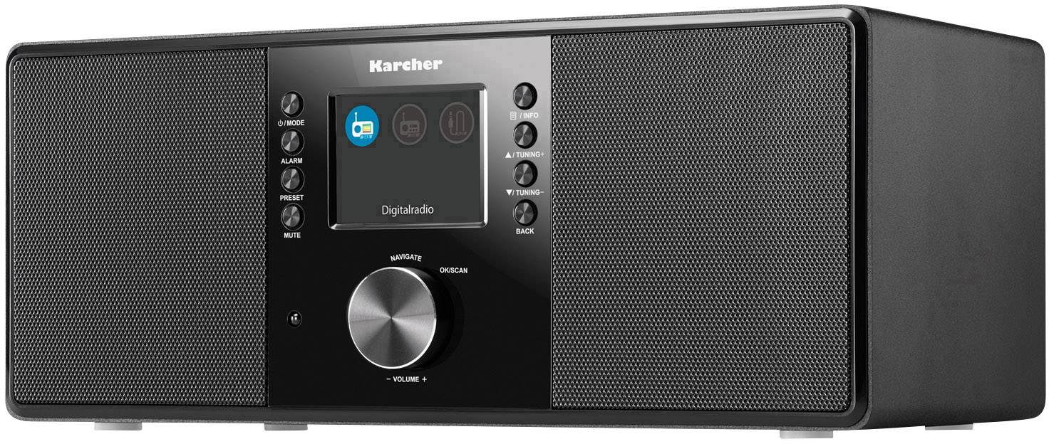 Karcher DAB 5000 Radio de table DAB+ AUX noir-2