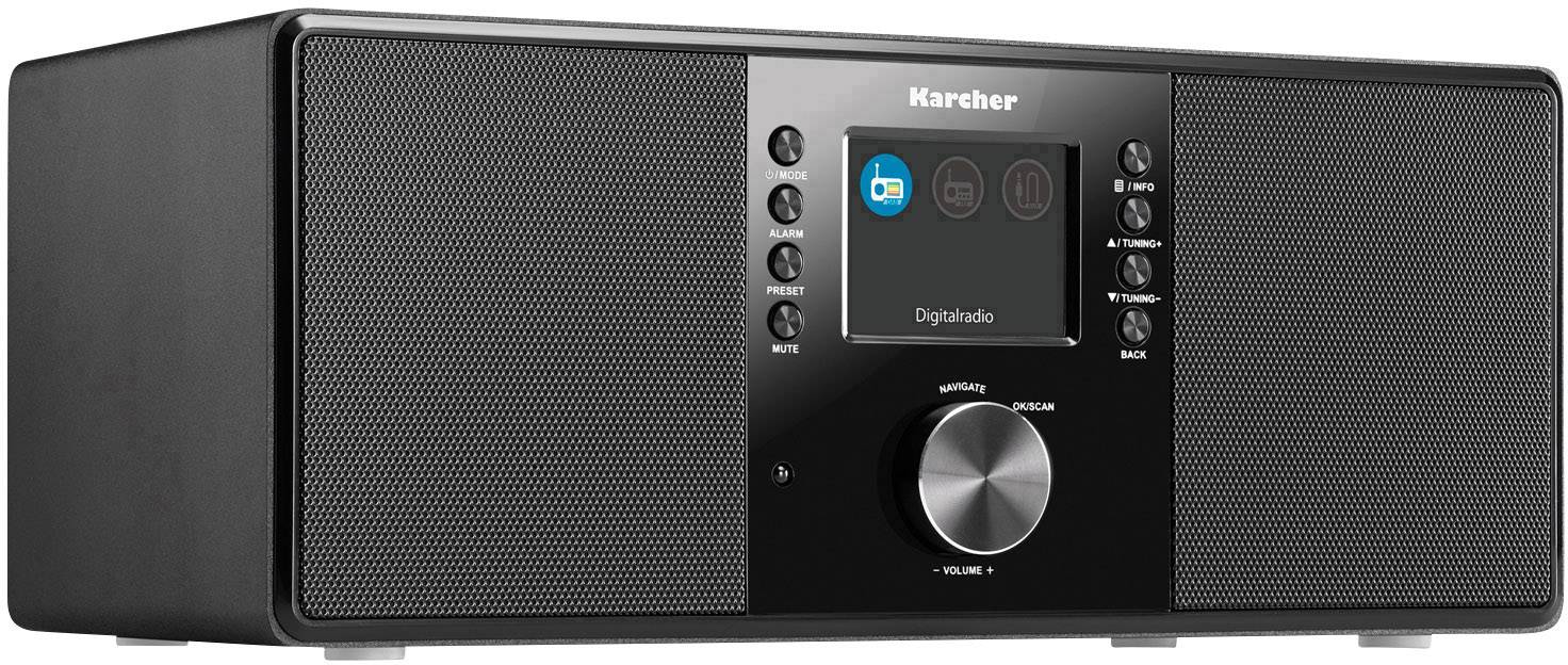 Karcher DAB 5000 Radio de table DAB+ AUX noir-3