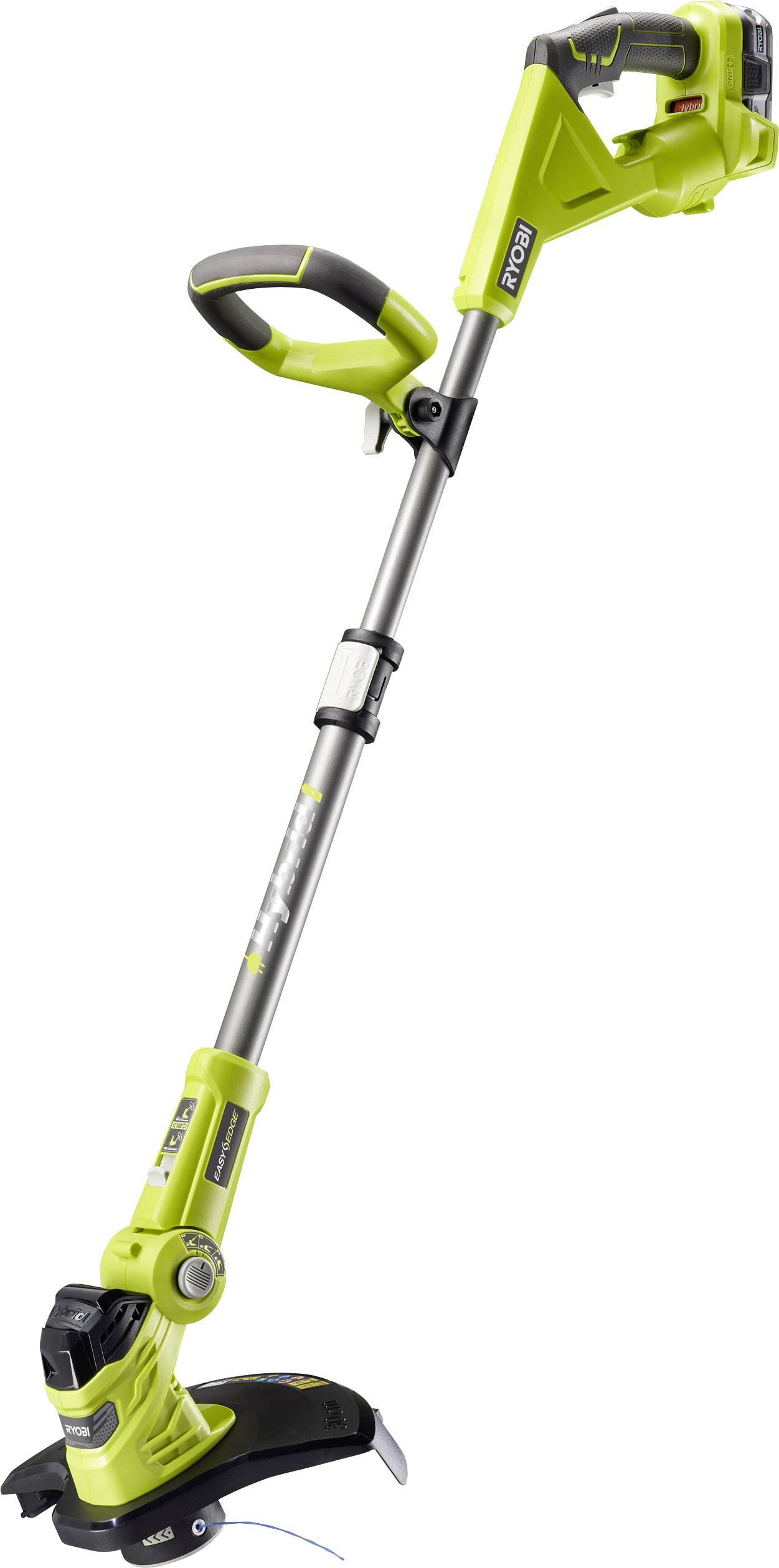 Ryobi RLT1831H25F sans fil Coupebordures avec batterie, poignée réglable en hauteur 18 V 2.50